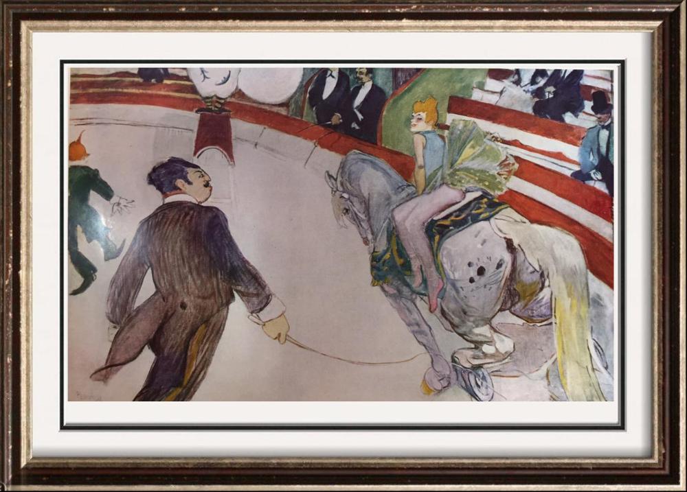 Toulouse-Lautrec Cirque Fernando: The Equestrienne c.1888 Fine Art Print from Museum Artist