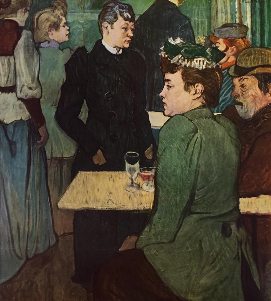 Toulouse-Lautrec Corner in the Moulin Rouge de la Galette c.1892 Fine Art Print from Museum Artist