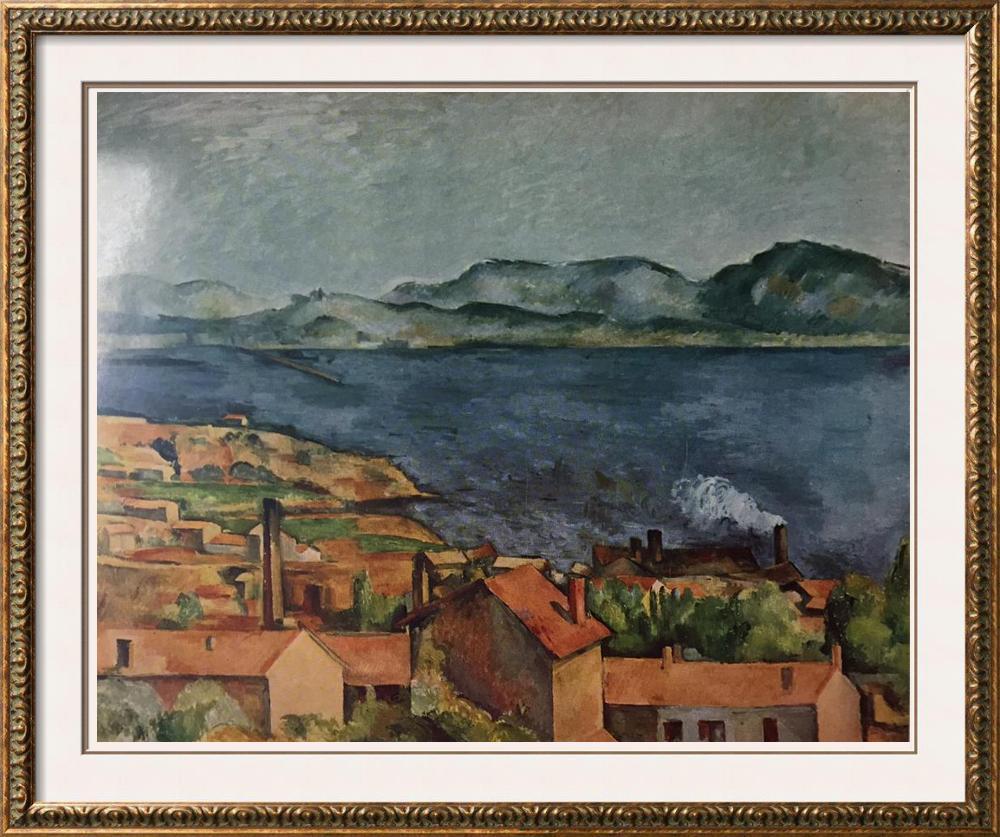 Paul Cezanne The Bay From L'Estaque c.1886 Fine Art Print from Museum Artist