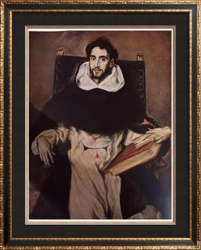 El Greco (Domenicos Theotocopolos) Fray Hortensio Felix Paravincino c.1604-09 Fine Art Print from Museum Artist