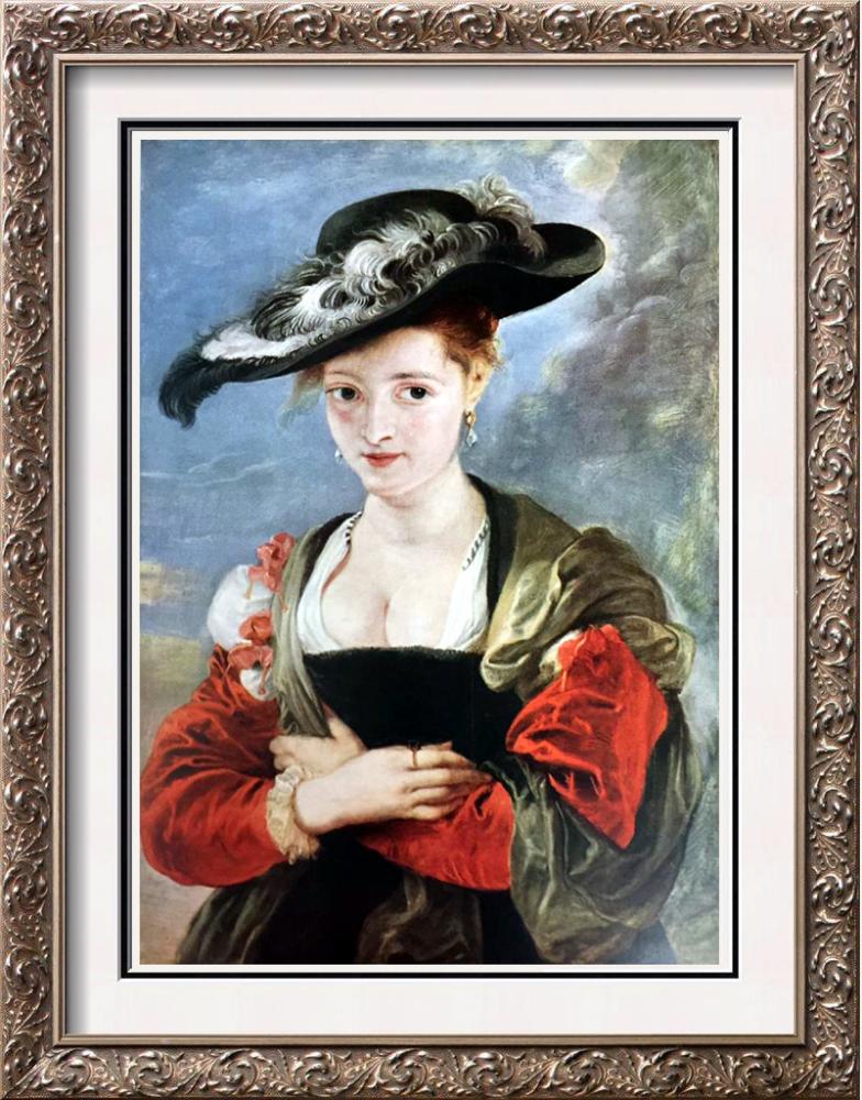 Peter Paul Rubens Susanne Fourment "Le Chapeau de Paille" c.1622 Fine Art Print from Museum Artist