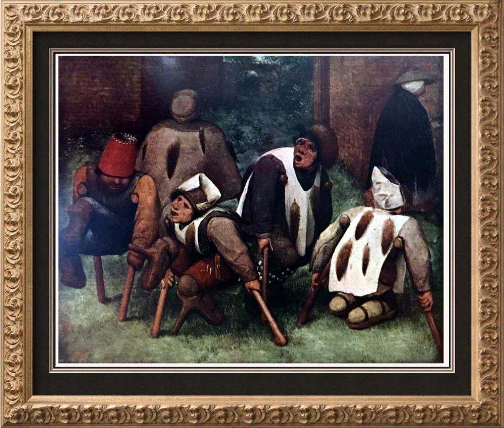 Pieter Bruegel The Beggars c.1568 Fine Art Print from Museum Artist
