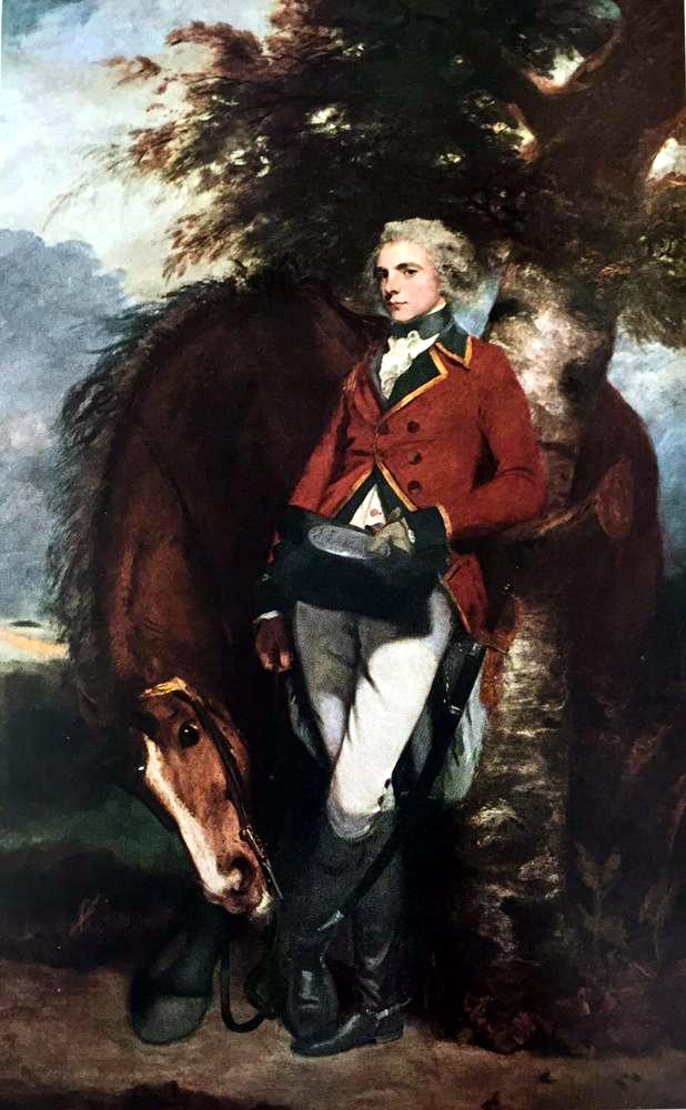 Masterpieces of British Painting by Joshua Reynolds: Colonel George K.H. Coussmaker c.1782 Fine Art Print from Museum Artist
