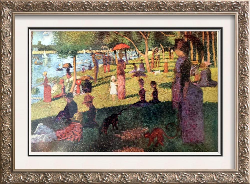 Georges Seurat An Afternoon at La Grande Jatte c.1884 Fine Art Print from Museum Artist