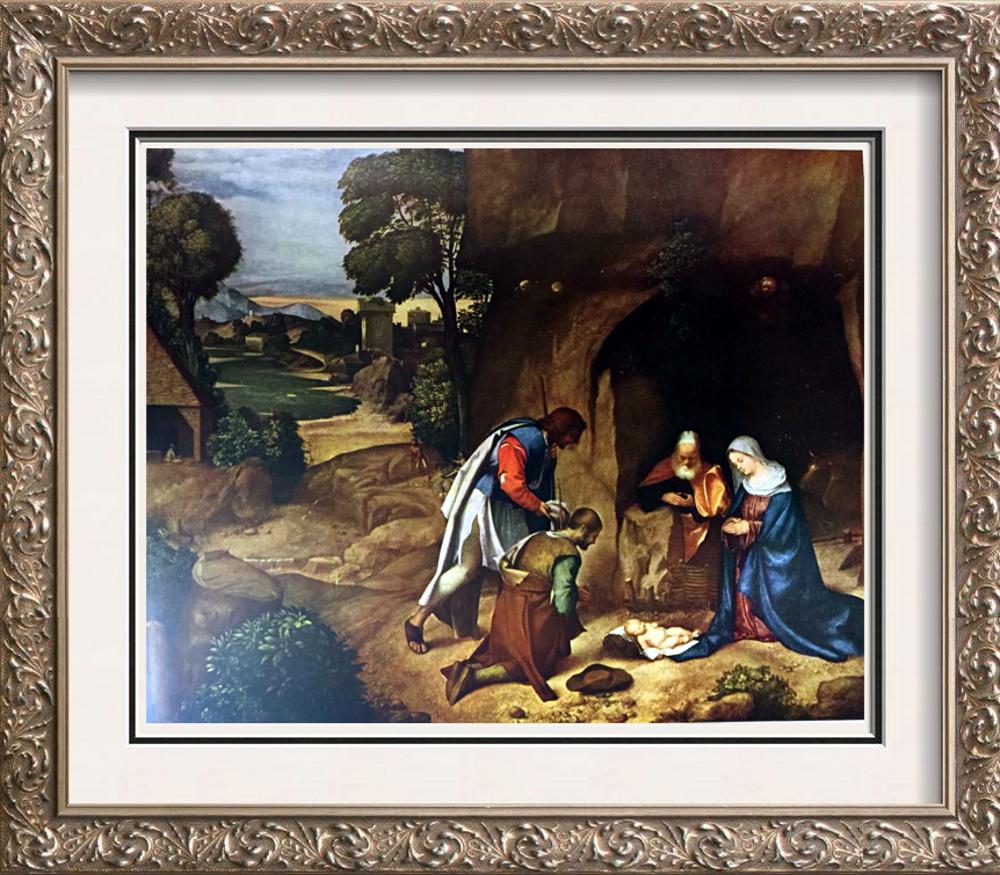 Masterpieces Giorgione: Adoration of the Shepherds c.1500-05 Fine Art Print from Museum Artist