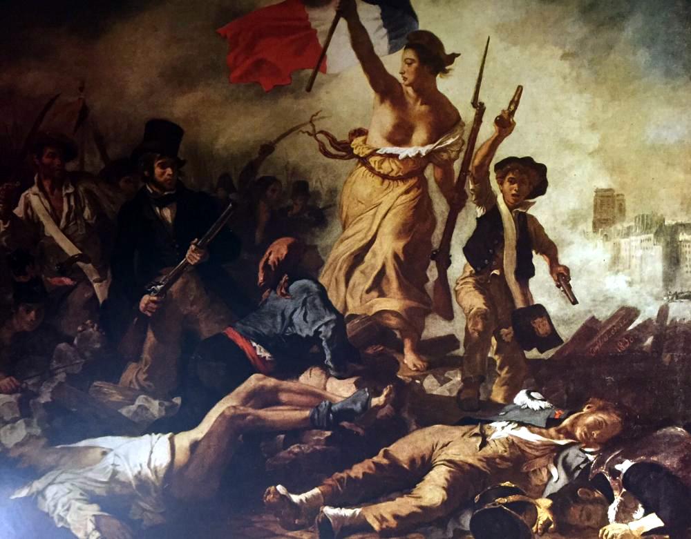 Masterpieces Delacroix: Liberty Leading the People c.1830 Fine Art Print from Museum Artist