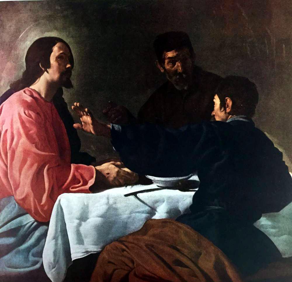 Diego Velazquez Christ and the Pilgrims at Emmaus c.1625-26 Fine Art Print from Museum Artist
