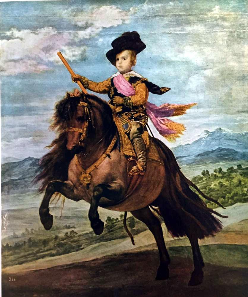 Diego Velazquez Prince Baltasar Carlos on His Pony c.1634 Fine Art Print from Museum Artist