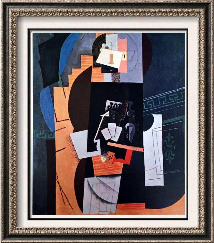 Pablo Picasso Card Player c.1913-14 Fine Art Print from Museum Artist
