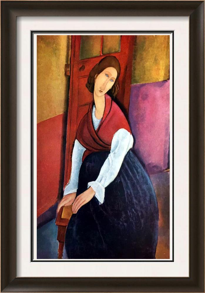 Amedeo Modigliani Jeanne Hebuterne c.1919 Fine Art Print from Museum Artist