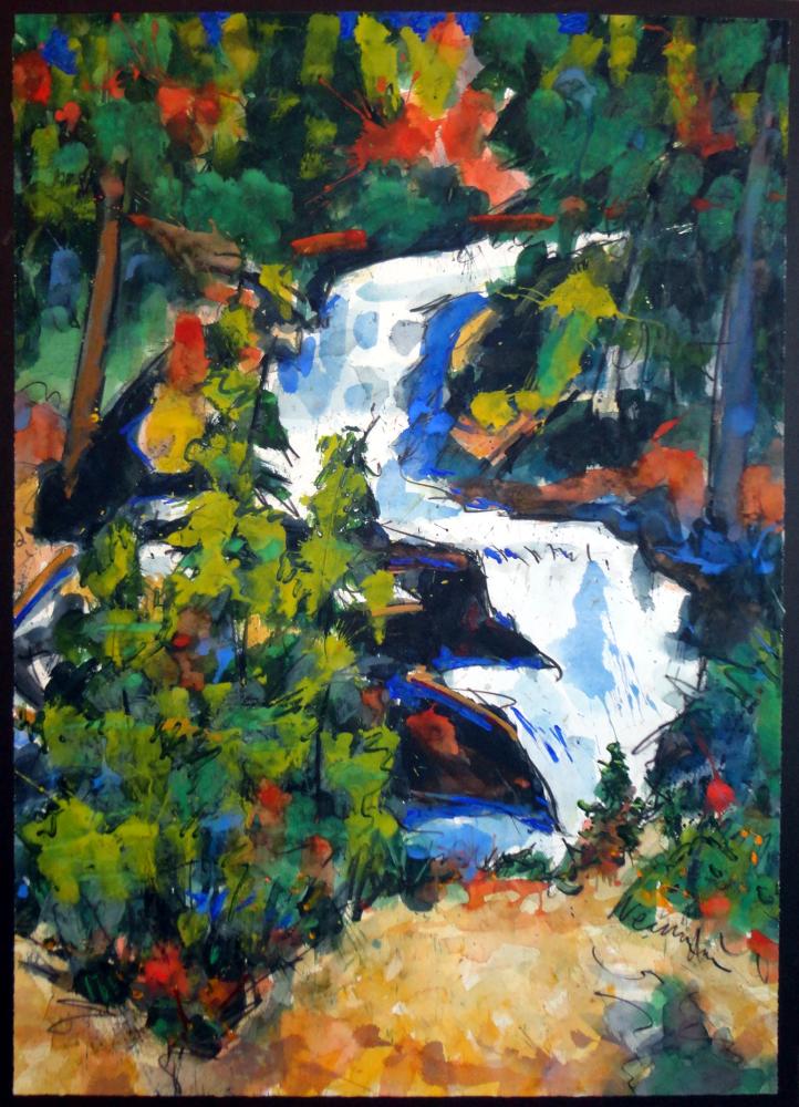 Daniel Newmann Waterfall - Click Image to Close
