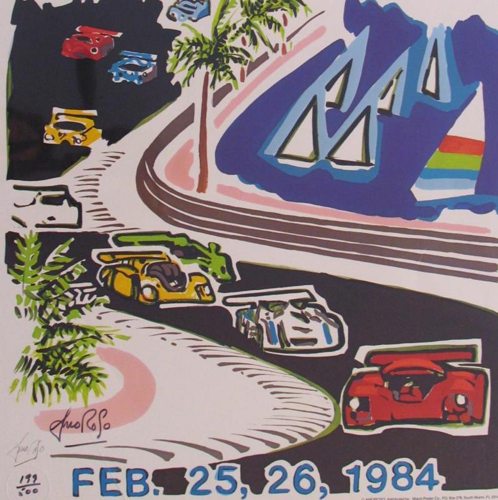 Art Prints Amo Rosa: Budweiser Grand Prix 1984 - Click Image to Close