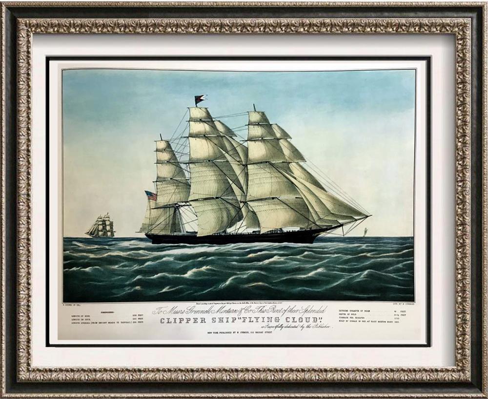 Roy King Clipper Ship Flying Cloud The Fastest Thing That Sailed