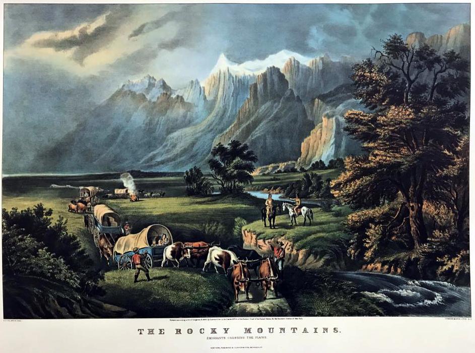Roy King The Rocky Mountains Wagons West In The Shadows Of The Alps
