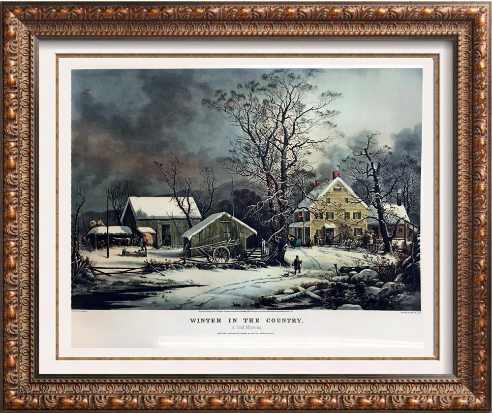 Roy King Winter In The Country A Cold Morning A Travelers Haven