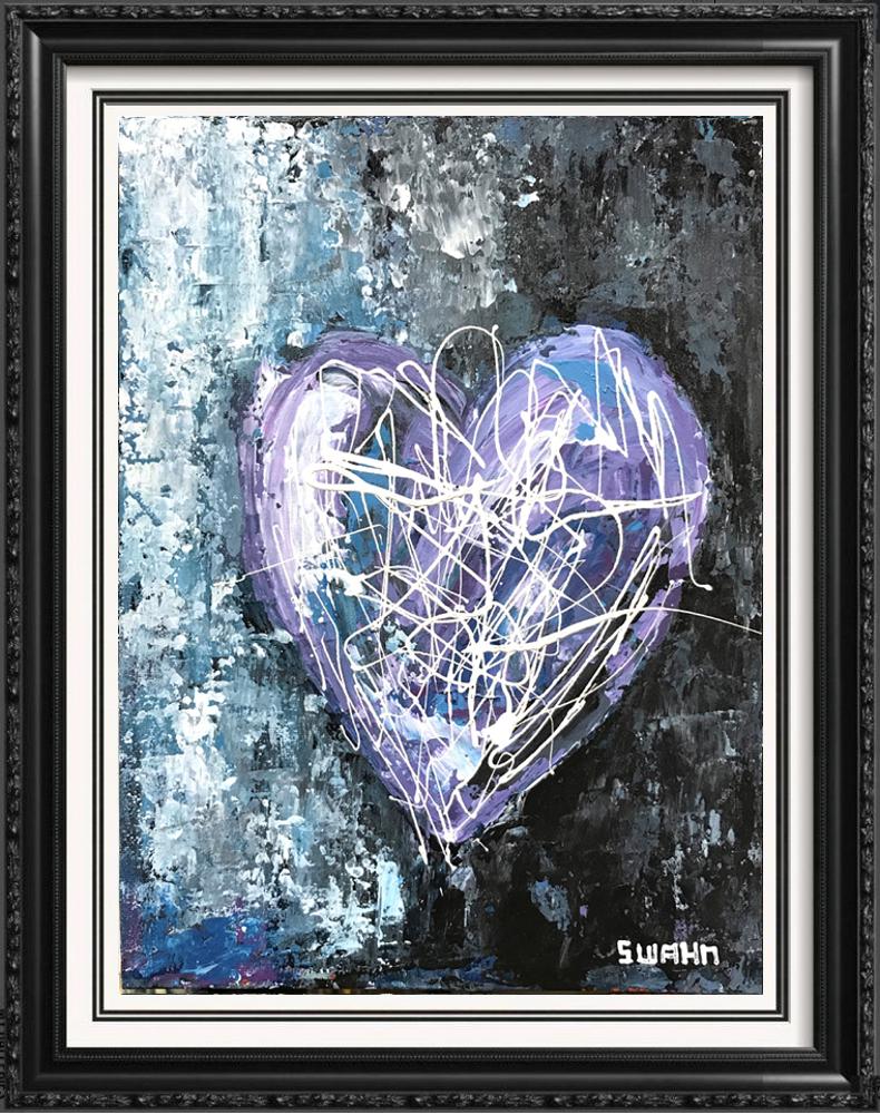 Janet Swahn Heart Violet - Click Image to Close