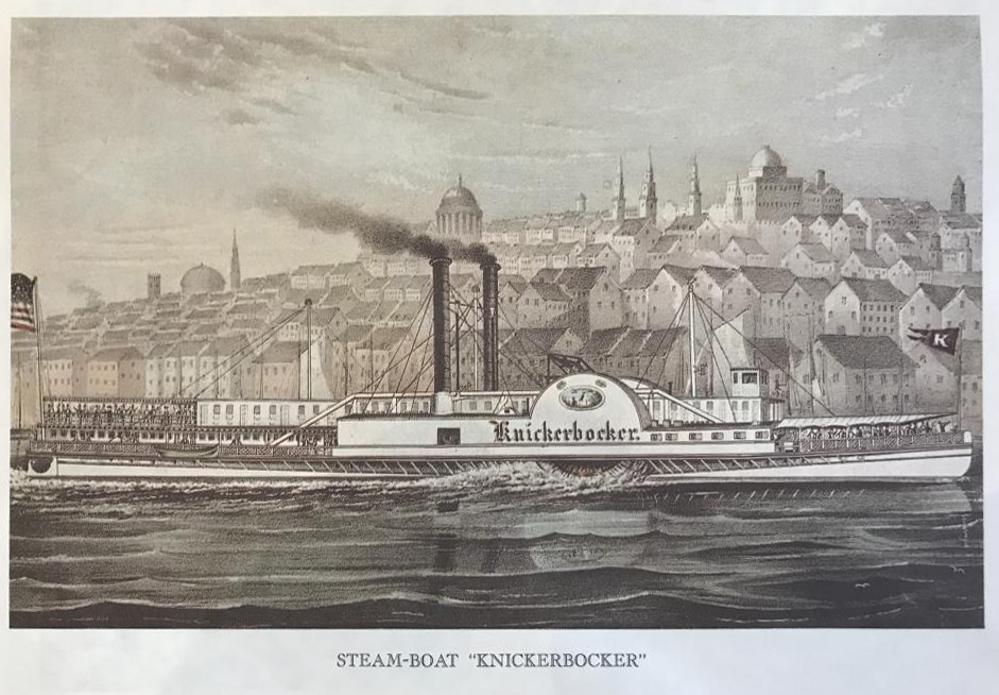 Steam Ships: Steamboat Knickerbocker - Click Image to Close