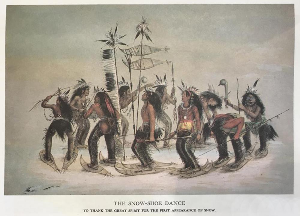 The North American Indian: The Snow Shoe Dance