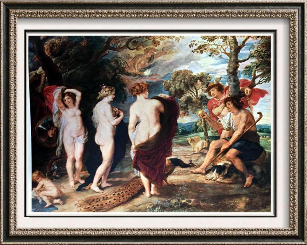 Peter Paul Rubens The Judgment of Paris c.1635 Fine Art Print from Museum Artist