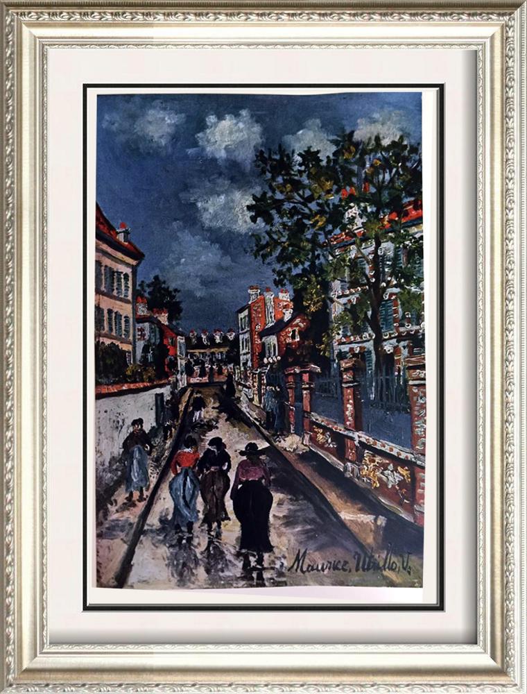 Maurice Utrillo Street Scene c.1925 Fine Art Print from Museum Artist