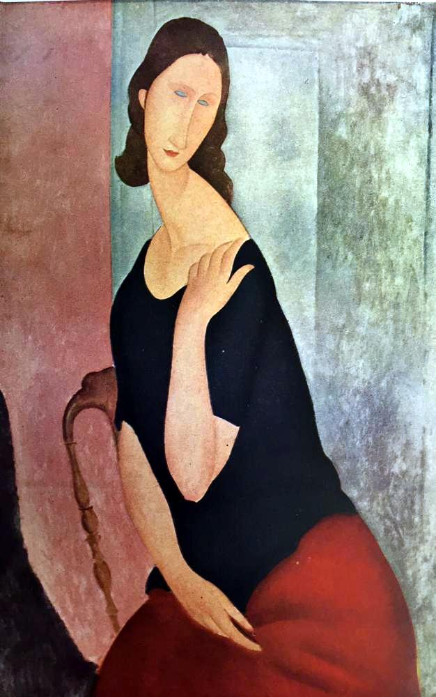 Amedeo Modigliani Peintures Portrait De Madame Hebuterne c.1918 Fine Art Print from Museum Artist