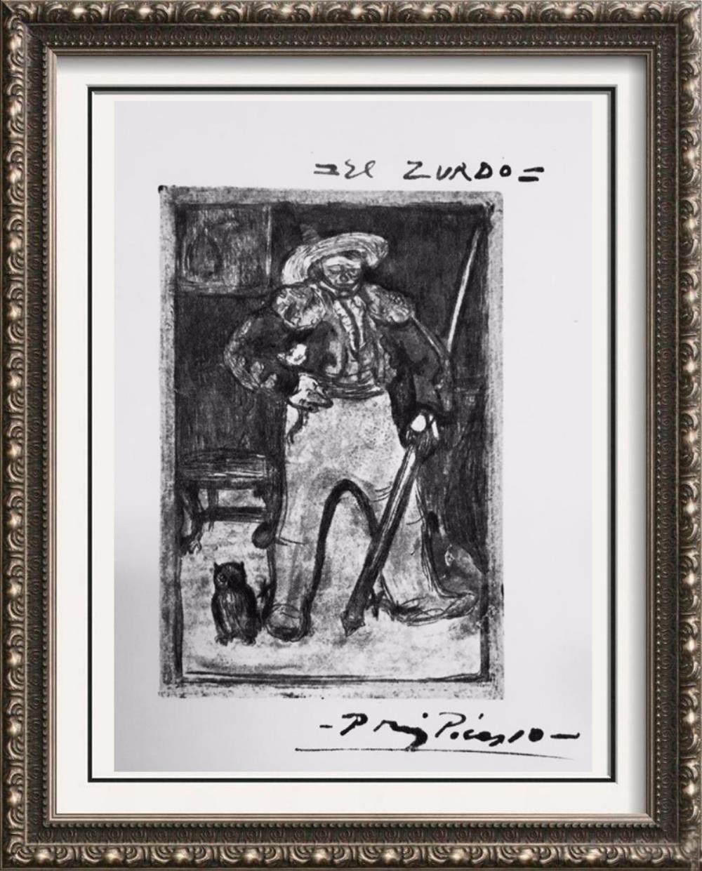 Pablo Picasso The Left-Handed Man c. 1899 Fine Art Print from Museum Artist