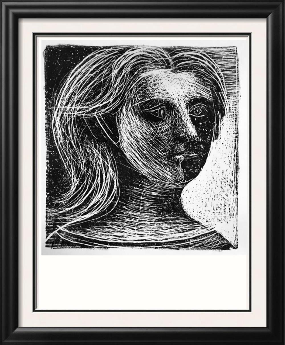 Pablo Picasso Head of a Woman in Profile c. 1925 Fine Art Print from Museum Artist