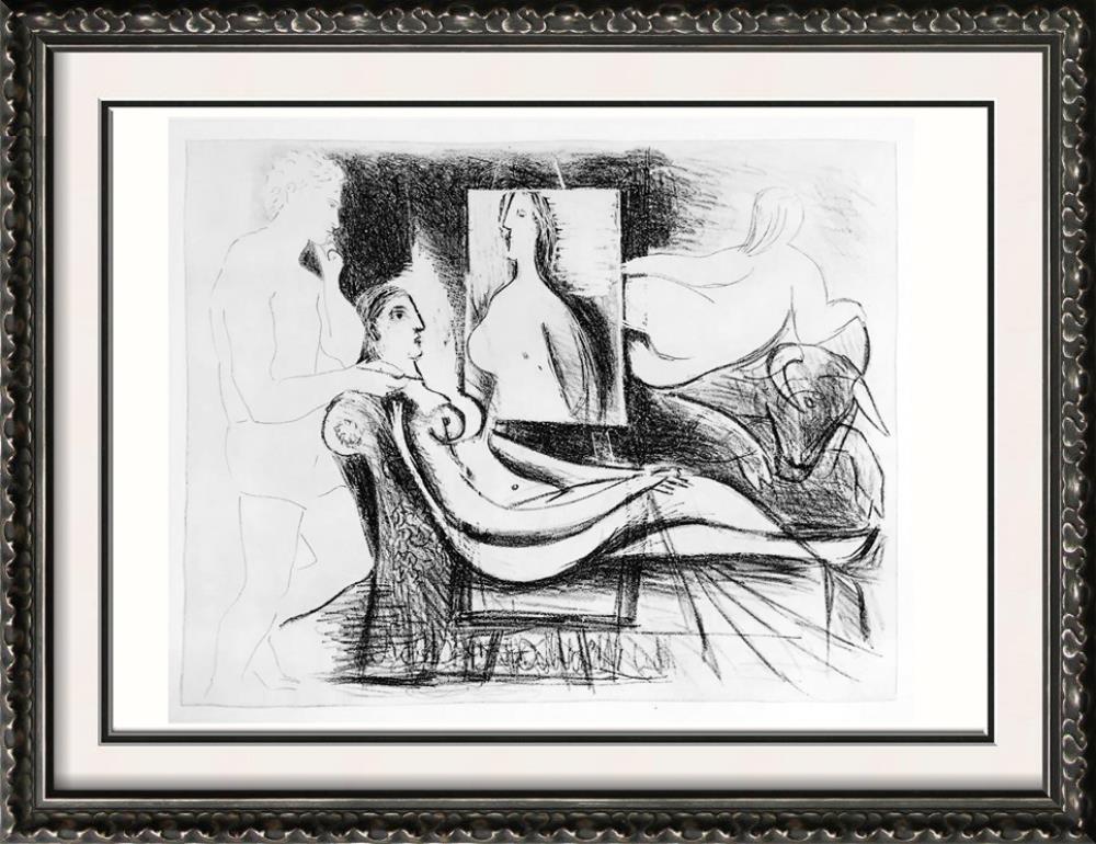 Pablo Picasso The Artist and His Model c. 1930 Fine Art Print from Museum Artist