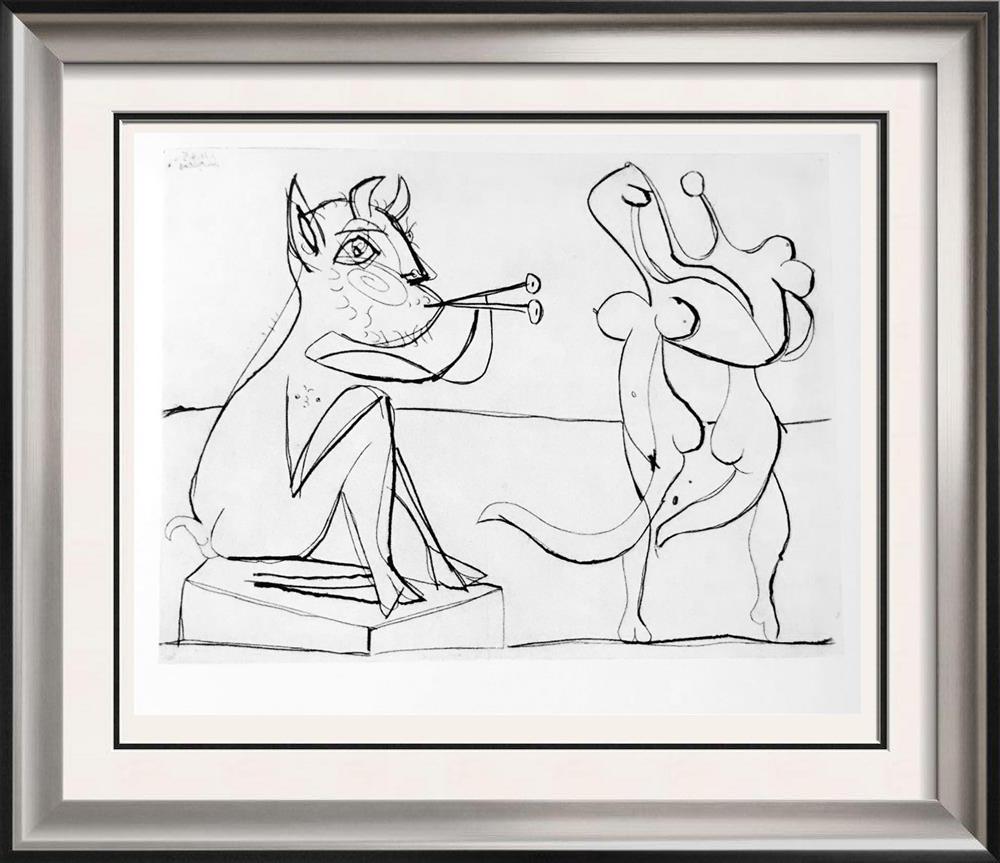 Pablo Picasso Pan and Two Dancers c. 1945 Fine Art Print from Museum Artist