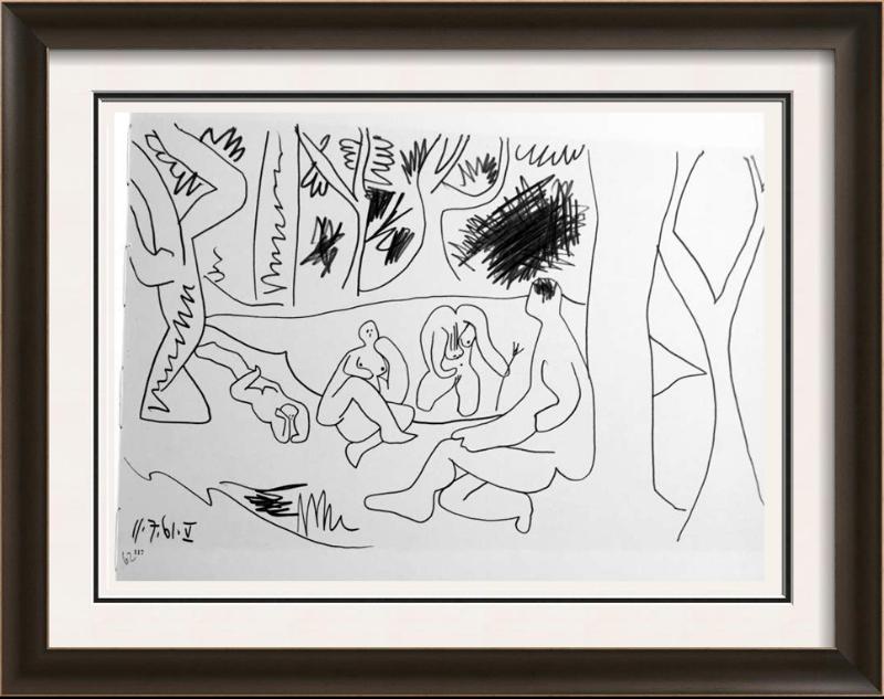 Pablo Picasso Black & White Print # 62117