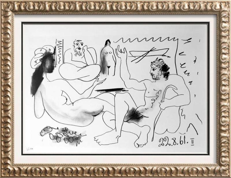 Pablo Picasso Black & White Print # 62134