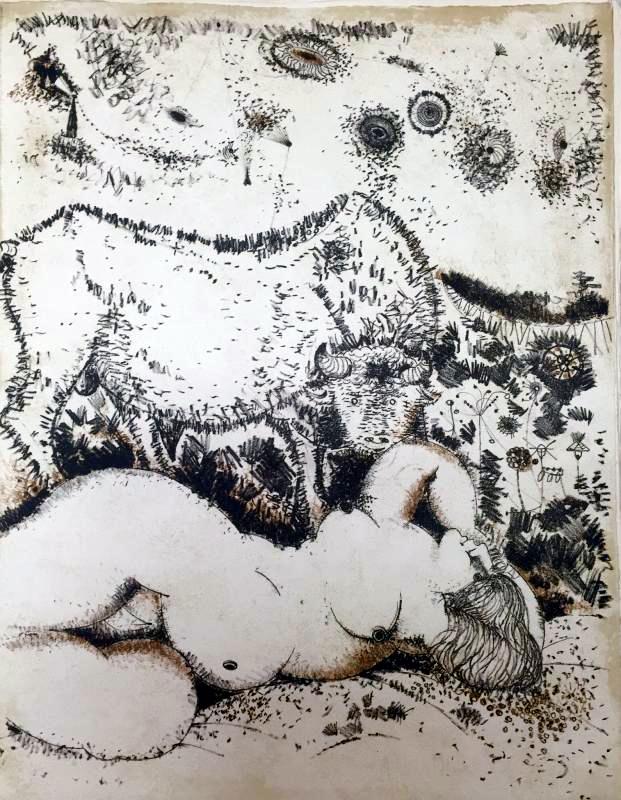 Federico Richi Plate Five The Art of Love c.1970