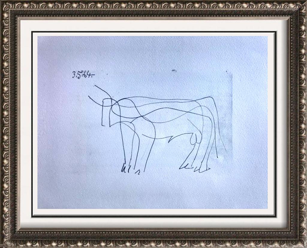 Pablo Picasso Horse Lithograph on Arches Paper